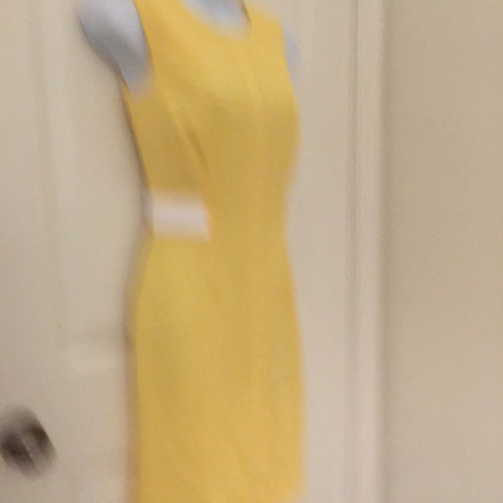 NWT NORDSTROM Amanda & Chelsea Stretchable Yellow Dress. Size 2 - Picture 3 of 5